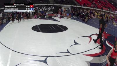 96 lbs Maya Iverson, Alaska 14U Girls vs Kynlee Douglas, Utah 14U Girls