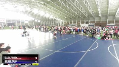70-76 lbs Round 2 - Ellen Tingey, Champions Wrestling Club vs Kenlee Ross, Uintah Wrestling