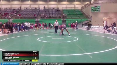 155 lbs Semis & 1st Wb (8 Team) - Shonticia Taft, Osborne vs Arieana Bacon, Greenbrier