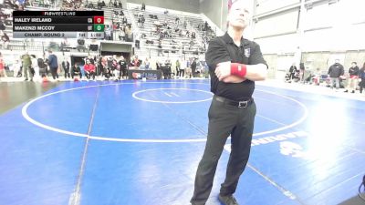U17 Women - 57 lbs Champ. Round 2 - Haley Ireland, CA vs Makenzi McCoy, UT