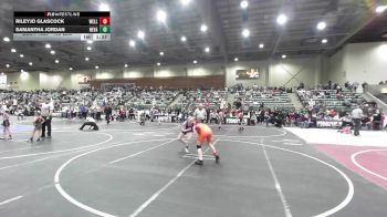 109 lbs Semifinal - RileyJo Glascock, Wells Jr Wrestling vs Samantha Jordan, Nevada Elite