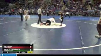 106 lbs Cons. Semi - Nicolas Enzminger, Bismarck Legacy vs Abdi Nuur, Fargo Davies
