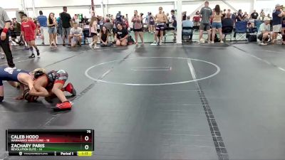 76 lbs Round 1 (6 Team) - Caleb Hodo, Warhawks Wrestling vs Zachary Paris, Revolution Elite