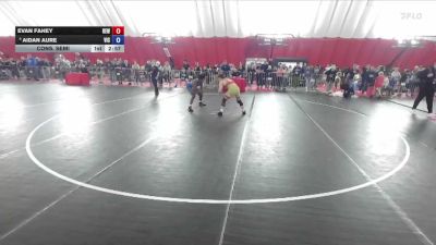 144 lbs Cons. Semi - Evan Fahey, RT Elite Wrestling vs Aidan Aure, Victory