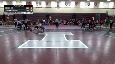 JV-31 lbs 5th Place Match - Logan Backes, Cedar Falls vs Colton Nie, Don Bosco