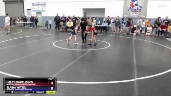 67 lbs Cons. Round 2 - Elaina Witzel, Interior Grappling Academy vs Haley Marie Jones, Baranof Bruins Wrestling Club