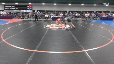 124 lbs Round Of 16 - Kandice Spry, OH vs Haley Gonzales, NY