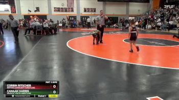 Round 2 - Corbin Ritscher, Benton Community Wrestling vs Canaan Harris, Wildcat Youth Wrestling