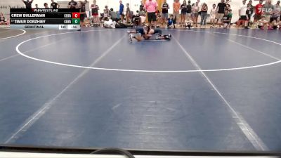 63-69 lbs Semifinal - Timur Dorzhiev, Built By Brunson Wrestling vs Crew Bullerman, ATC