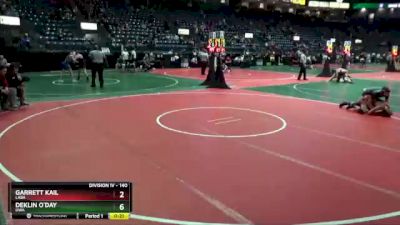 140 lbs Quarterfinal - Deklin O`Day, DWA vs Garrett Kail, LABA