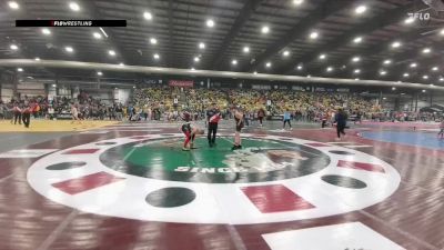 130 lbs Quarterfinal - Landric Hoffman, Lander Legacy Wrestling Club vs Sam Schulz, Yankton Bucks