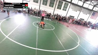101-110 lbs 1st Place Match - Dante Bruno, Built By Brunson Wrestling vs Julian Medina, Bolingbrook