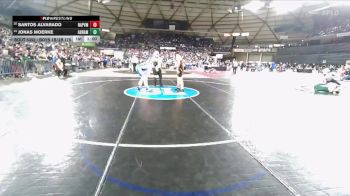 Boys 1B/2B 175 Cons. Round 1 - Jonas Moerke, Adna vs Santos Alvarado, Napavine