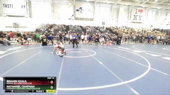 145 lbs Cons. Round 3 - Ibrahim Khalil, Harlem Jets Wrestling Club vs Nathaniel Chapman, Cazenovia Creatures Wrestling Club