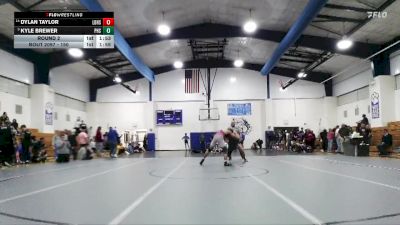 150 lbs Round 2 - Kyle Brewer, Picayune High School vs Dylan Taylor, Long Beach High School