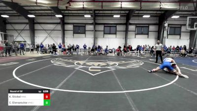 174 lbs Round Of 32 - Kyle Stickel, Maine Maritime Academy (NCAA) vs CJ Glaropoulos, Western New England