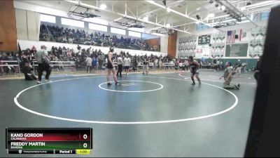 190 lbs Cons. Round 1 - Kano Gordon, Calabasas vs Freddy Martin, Ramona