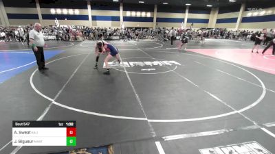 106 lbs Quarterfinal - Aiden Sweat, Kalispell WC vs Julian Bigueur, Mantanoña TC