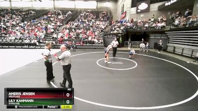 6A 130 lbs Quarterfinal - Ameris Jensen, Westlake vs Lily Kahmann, Syracuse