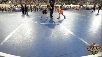 52 lbs Round Of 32 - Ray Maine, Lexington Wrestling Club vs Asiah Flores, Glory Wrestling Academy