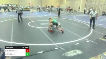 144 lbs Semifinal - Kaihi Cobb-Adams, Grappers HI vs Zyon Trujillo, Gold Rush Wr Ac