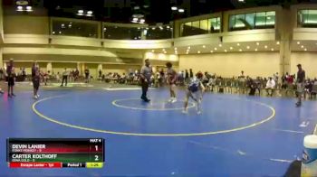 120 lbs Round 7 (8 Team) - Devin Lanier, Funky Monkey vs Carter Kolthoff, Iowa Gold