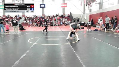 109 lbs Semifinal - Amelia Hough, Metrowest United vs Phoebe Bishop, Crown City Wrestling Club