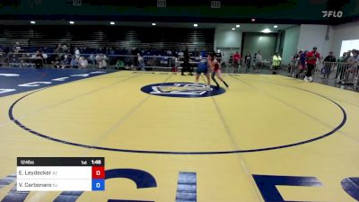 124 lbs Semifinal - Everest Leydecker, AZ vs Victoria Carbonaro, NJ