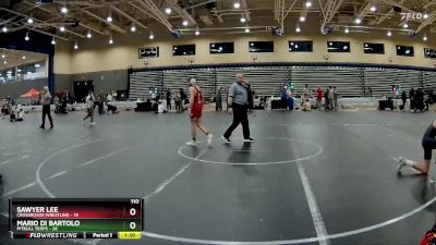 110 lbs Round 2 (8 Team) - Mario Di Bartolo, PitBull Terps vs Sawyer Lee, Crossroads Wrestling