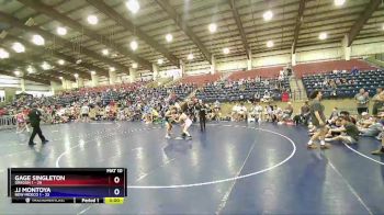 120 lbs Placement (16 Team) - Gage Singleton, Oregon 1 vs JJ Montoya, New Mexico 1