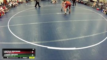 132 lbs Quarterfinals (8 Team) - Landen Brooks, Minnesota Gold vs Lincoln Hinchman, Indiana Gold
