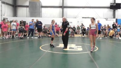 46 lbs Rr Rnd 7 - Mia Nesbitt, MGW Death By Chocolate - W vs Lilly Zweifel, Apex (OH) Girls - W
