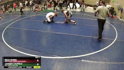 125 lbs Cons. Round 1 - Camden Caufield, Roy Wrestling Club vs Beau Burke, Iron County Wrestling Academy