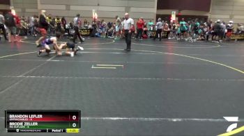 85 lbs Round 4 (6 Team) - Brandon Lefler, Untouchables vs Brodie Zeller, MO Outlaws