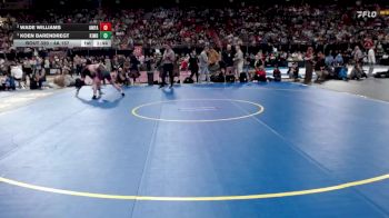 4A 157 lbs Semifinal - Koen Barendregt, Kimberly vs Wade Williams, American Falls