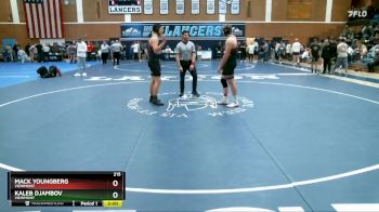 215 lbs Semifinal - Mack Youngberg, Viewmont vs Kaleb Djambov, Viewmont