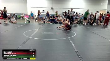 120 lbs Round 6 (8 Team) - Chris Fischer, Myland WA vs DJ Mabie, Front Royal WC