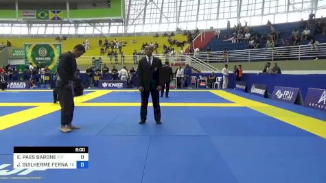 EDUARDO PAES BARONE vs JOÃO GUILHERME FERNANDES DA SILV 2023 Brasileiro Jiu-Jitsu IBJJF