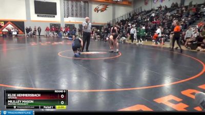 G-28 lbs Round 5 - Kloe Hemmersbach, Waukon vs Mililley Mason, Benton Community