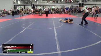 88 lbs Round 2 (6 Team) - Conner Whitely, Terps Xtreme vs Cole Lemovitz, CT Elite