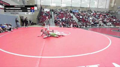 126 lbs Semifinal - Kai Christiansen, East Idaho Elite Wrestling Club vs Matthew Hamilton, Team Real Life Wrestling