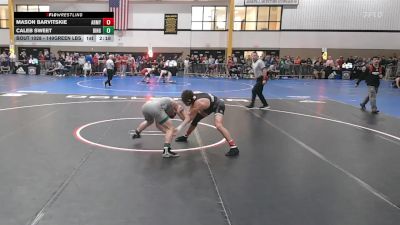 149Green lbs Rr Rnd 1 - Mason Barvitskie, Army West Point vs Caleb Sweet, Binghamton