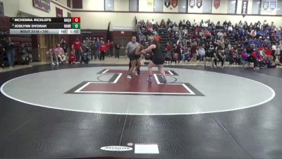 190 lbs Cons. Round 3 - McKenna Ricklefs, Maquoketa vs Joslynn Dvorak, Waterloo West