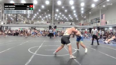 285 lbs Round 7 (8 Team) - Jake Saravia, Pirates WC vs Noah Knorp, 84 Athletes