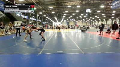120 lbs Round Of 64 - Landon Logan, Combat Athletics vs Cristian Haslem, Attrition Wrestling Gold