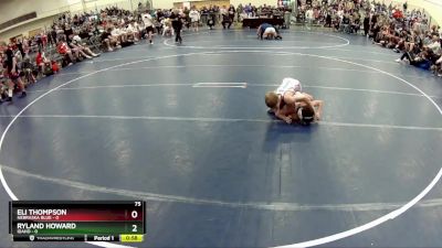 75 lbs Finals (8 Team) - Ryland Howard, Idaho vs Eli Thompson, Nebraska Blue