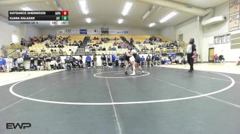 170 lbs Consi Of 4 - Kaydance Sherwood, Sapulpa HS Girls vs Iliana Salazar, Jay High School