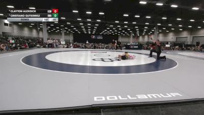 56 lbs Semis - Clayton Aleksick, King Select Wrestling vs Cristiano Gutierrez, Region Wrestling Academy