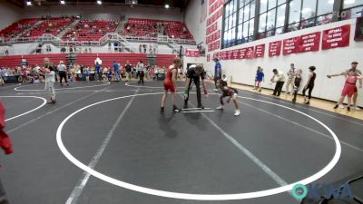 64 lbs Quarterfinal - Clementina Zapata, OKC Saints Wrestling vs Lane Reynolds, Chandler Takedown Club