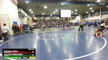 138 lbs Champ. Round 3 - Coleman Smith, Redwood vs Emiliano Hernandez, Hesperia